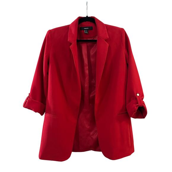 Forever 21 Red Blazer - Picture 1 of 6
